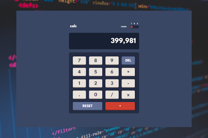 imagen de ilustração de aplicativo de calculadora simples
